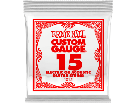 ERNIE BALL CUSTOM GAUGE 1011 - Nickel Steel - corde à l'unité 0.15