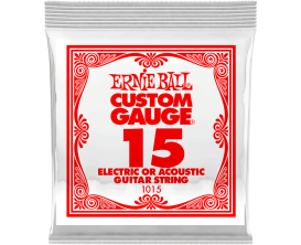 ERNIE BALL CUSTOM GAUGE 1011 - Nickel Steel - corde à l'unité 0.15