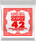 ERNIE BALL CUSTOM GAUGE 1128 - Nickel Steel - corde à l'unité 0.42