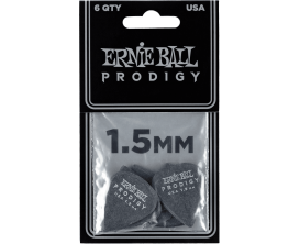 ERNIE BALL - AEB 9199 - Sachet de 6 noir standard 1,5mm