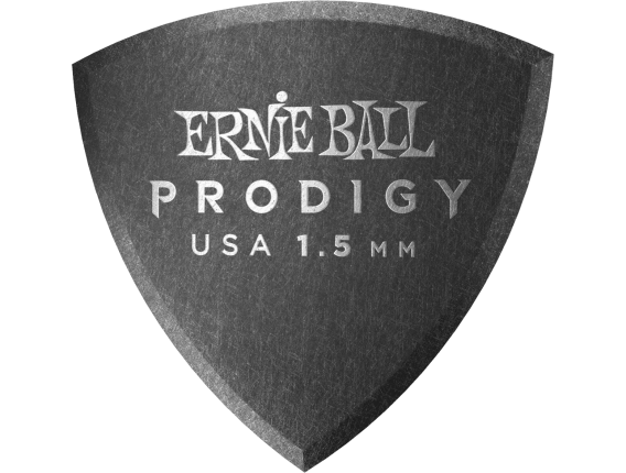 ERNIE BALL - AEB 9331 Sachet de 6 noir bouclier 1,5mm