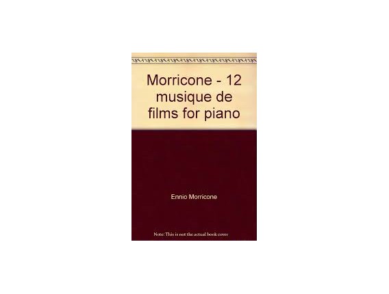 LIBRAIRIE - 12 musique de films Ennio Morricone pour piano - P. Beuscher