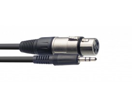 STAGG SAC1MPSXF Câble audio, XLR/mini jack (f/m), 1 m