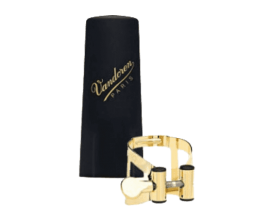 VAN DOREN LC58DP Ligature métal dorée Sax Ténor + Cb plastique