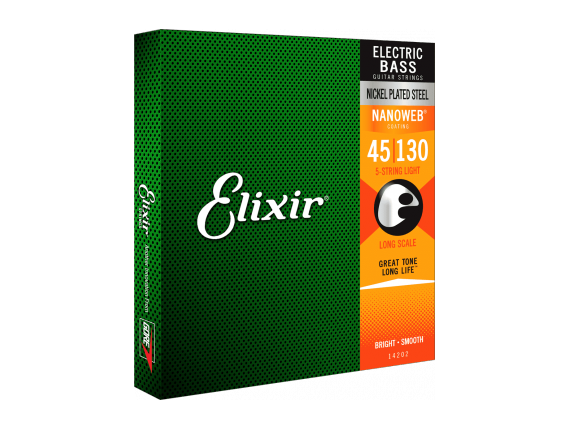 ELIXIR 14202 - jeu 5 cordes basse - 40 - 130