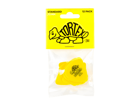 DUNLOP 418P73 - Sachet de 12 médiators Tortex 0.73mm