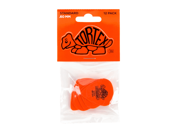 DUNLOP 418P60 - Sachet de 12 médiators Tortex 0.60mm