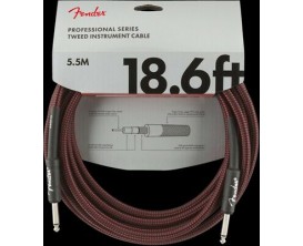 FENDER - 0990820067 - Professional Series Instrument Cable, Tweed 5,5 Metres Red Tweed