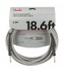 FENDER - 0990820069 - Professional Series Instrument Cable, Tweed 5,5 Metres White Tweed