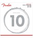 FENDER - 0730250406 - Super 250's Nickel-Plated Steel Strings - 10-46