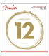 FENDER - 0730880303 - 880L - 80/20 Dura-Tone Coated Acoustic Guitar Strings - 12-52