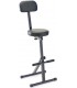 STAGG MT-300 BK - SIEGE HAUT MUSICIEN+DOSSIER - Finition noire