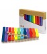 STAGG XYLO-J12 RB - Xylophone avec 12 lames de différentes couleurs et deux mailloches en bois