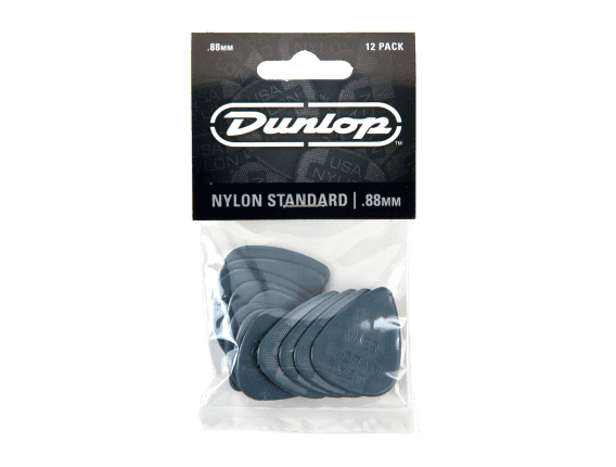 DUNLOP 44P88 - Sachet de 12 médiators Standart 0.88 mm