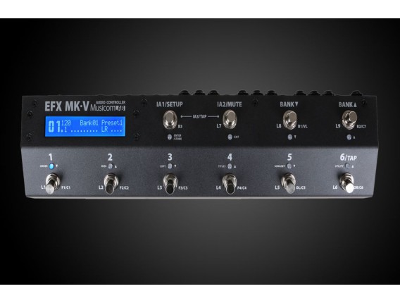 MUSICOMLAB EFX Mk V - Switcher professionnel pour pedalboard