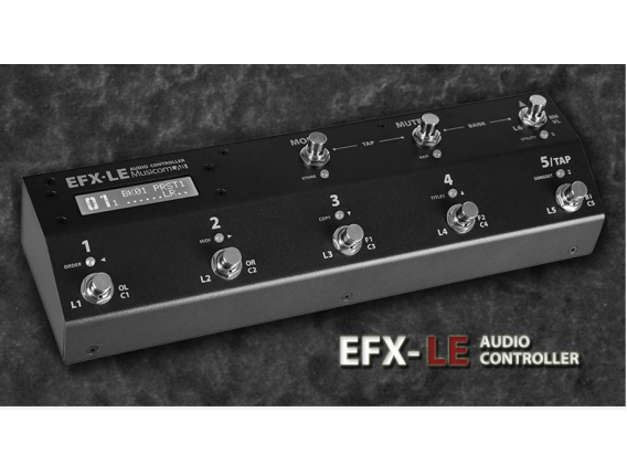 MUSICOMLAB EFX LE - Switcher professionnel pour pedalboard, Light Edition