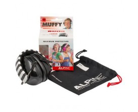 ALPINE Muffy BK - Protection auditive enfants, casque isolant, black