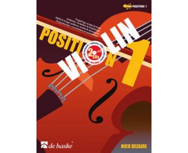 LIBRAIRIE - Violon position 1 - Nico dezaire - Ed De Haaske