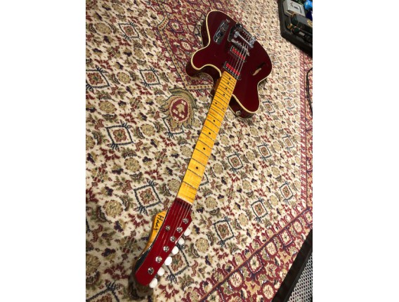 HAAR TH serial 20087 - Semi Hollow body swamp ash - 5A flamed quartersawn maple neck - Matched headstock 2 steps - Micros Amber