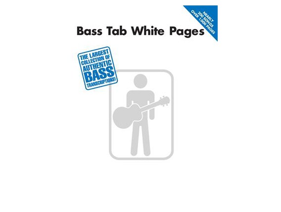 LIBRAIRIE - Bass tab white pages - version enregistrée- Hal Léonard