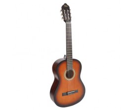 VALENCIA VC204CSB - Guitare classique études 4/4, table épicéa, Finition classic sunburst