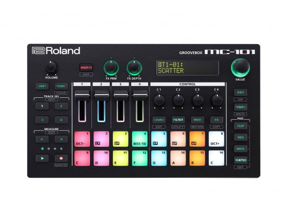 Roland MC 101- Music workstation GROOVEBOX - 4 canaux