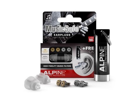 ALPINE MusicSafe - Protections auditives, deux filtres, une paire avec boitier rangement