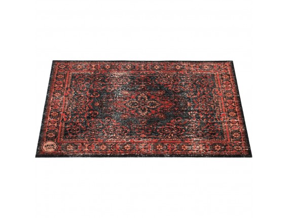DRUMnBASE Vintage Persian Stage mats - Tapis de scène style persan - Petite surface -130x90cm - VP 130 Red Black