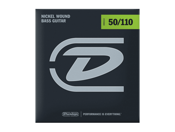 DUNLOP DBN50110 - Jeu de cordes basse 4c, tirant 50-70-90-110, Bass Heavy