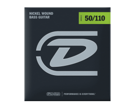 DUNLOP DBN50110 - Jeu de cordes basse 4c, tirant 50-70-90-110, Bass Heavy