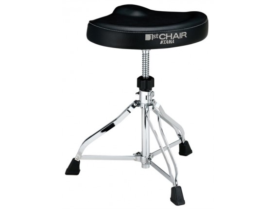 TAMA HT250 - Siège batteur "selle", double embase, Dessus PVC noir