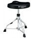 TAMA HT250 - Siège batteur "selle", double embase, Dessus PVC noir