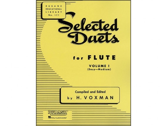 LIBRAIRIE - Selected Duets for flute volume 1 ( easy medium ) - H. VOXMAN