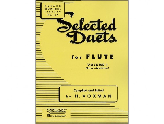 Selected Duets for flute volume 1 ( easy medium ) - H. VOXMAN - Rockamusic