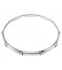 WORLDMAX H23-14-10S - Cerclage côté timbre, Supre triple flange 2.3 mm, 10 trous, Chrôme
