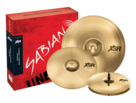 SABIAN XSR5009B Kit Cymbales XSR Rock Performance 14"-16"-20"