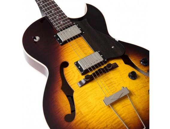 THE HERITAGE H-575 sunburst (Serial ) - Guitare demi-caisse, Micros Seymour Duncan "Seth Lover", Touche bois de rose, Fabricat