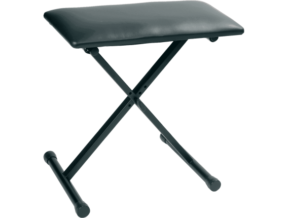 RTX BAX - Banquette piano, Hauteur réglable de 48 à 60 cm, noire