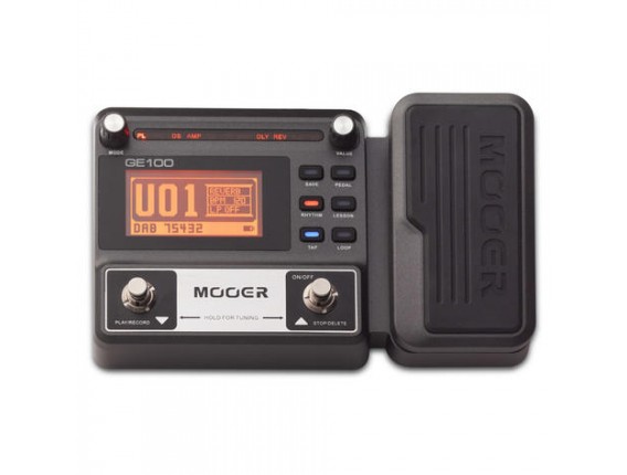 MOOER - GE 100 -Pédalier Multi-effets guitare