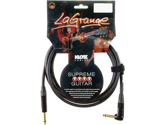 KLOTZ LAGPR0300 LaGrange Câble Guitare 3.0 m D/C