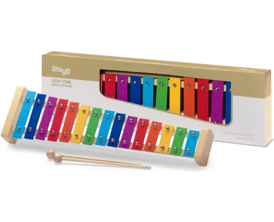 Stagg XYLO-J15 RB Xylophone 15 touches de couleur 