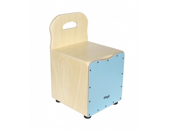 STAGG CAJ-KID-BL - CAJON ENFANT BLEU AVEC DOSSIER
