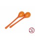 STAGG EGG-MA L/OR - 2PC EGG MARACAS L/40g/ORANGE