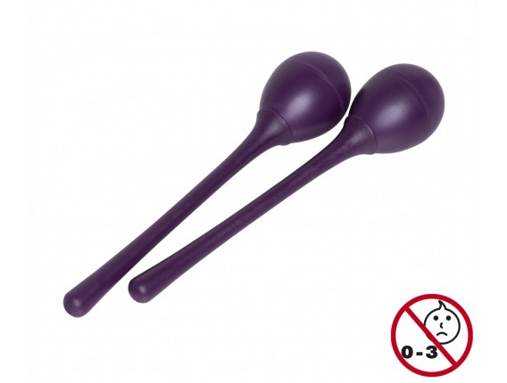 STAGG EGG-MA L/PP - 2PC EGG MARACAS L/25g/VIOLET