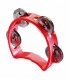 STAGG TAB-MINI/RD Mini Tambourin Plastique 4 Cymbalettes - Rouge