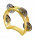 STAGG TAB-MINI/YW - MINI TAMBOURIN 4 CYMB JAUNE