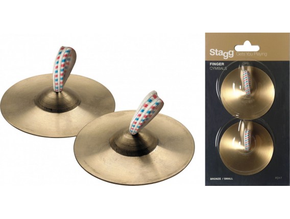 STAGG FCY-7 - CROTALES BRONZE/1 PAIRE/7CM