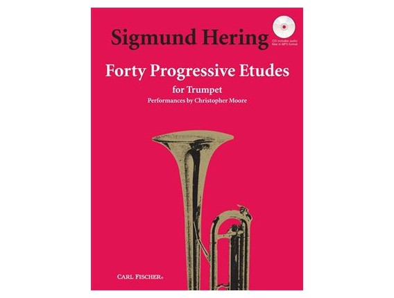 LIBRAIRIE - 40 progressive études - Sigmund Hering - Ed : Carl Fischer