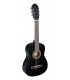STAGG - C405 M BK - Guitare classique 1/4 noire avec table en tilleul