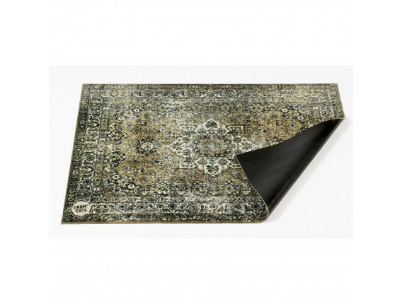 DRUMnBASE VP130 GRE Vintage Persian Stage mats - Tapis de scène style persan - Petite surface - 130x90cm - Green